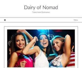 Dairyofnomad.com(Dairy of Nomad) Screenshot