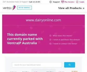 Dairyonline.com(Domain Parked With VentraIP Australia) Screenshot