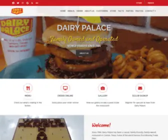 Dairypalace.com(World Famous Dairy Palace) Screenshot