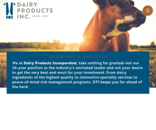 Dairyproductsinc.com(DPI) Screenshot