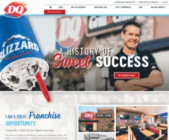 DairyQueenfranchising.com(DQ Grill & Chill Franchise) Screenshot