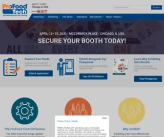 Dairyshow.com(ProFood Tech 2021) Screenshot