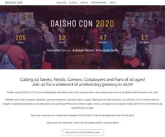 Daishocon.com(Daisho Con) Screenshot