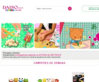 Daiso.com.br(Daiso Japan Brasil) Screenshot