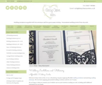Daisychaininvites.co.uk(Affordable Wedding Invitations 60p) Screenshot