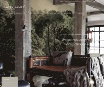 Daisyjames.eu(D A I S Y J A M E S LUXURIOUS WALLCOVERING) Screenshot