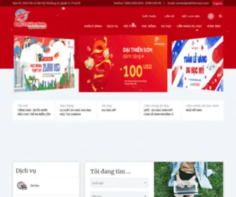 Daithienson.com(Công ty tư vấn du học uy tín Đại Thiên Sơn) Screenshot