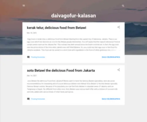 Daivagofur-Kalasan.blogspot.com(Daivagofur Kalasan) Screenshot