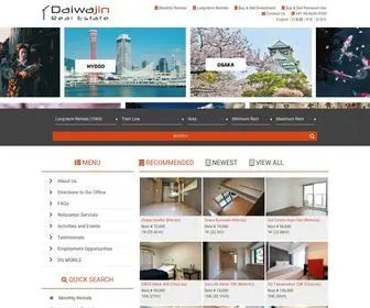 Daiwajin.com(Foreigner-friendly apartments/houses in Kansai, Osaka) Screenshot