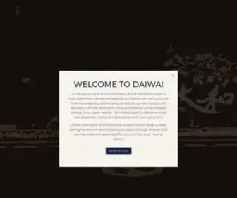 Daiwasushi.com(Daiwa Sushi Bar & Japanese Cuisine) Screenshot