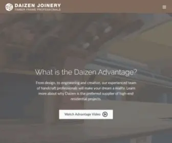 Daizen.com(Daizen Joinery) Screenshot