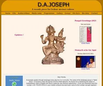 Dajoseph.com(D.A.Joseph 's website) Screenshot