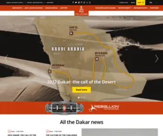 Dakar.fr(Site officiel du rallye raid Dakar (ex Paris Dakar)) Screenshot