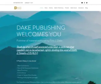 Dake.com(The Dake Annotated Reference Bible) Screenshot