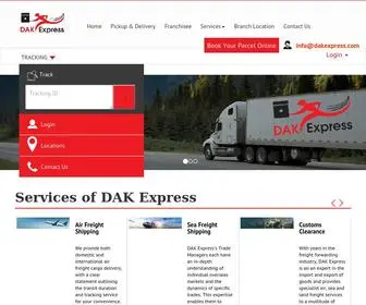 Dakexpress.com(DAK Express) Screenshot