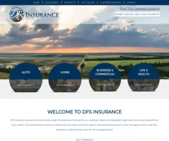 Dakfs.com(Auto, Home, Business, Life Insurance, Health, Medicare) Screenshot