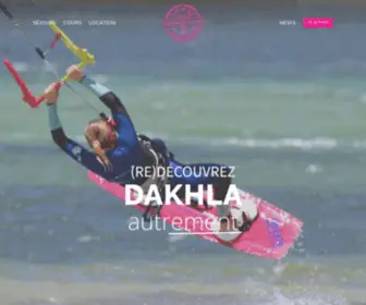 Dakhla-Kiteboarding.com(Ecole de Kitesurf à Dakhla) Screenshot