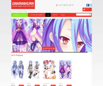 Dakimakurashop.com(Dakimakura shop) Screenshot