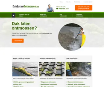 Daklatenontmossen.be(Ontmossen van daken) Screenshot