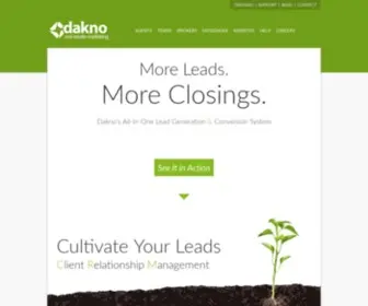 Dakno.com(Real Estate Web Design) Screenshot