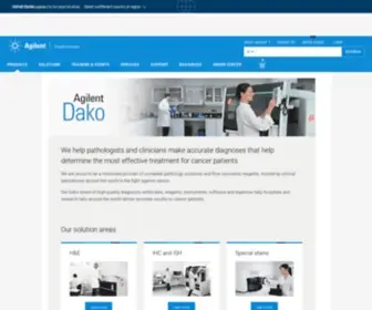 Dako.com(Chemical Analysis) Screenshot