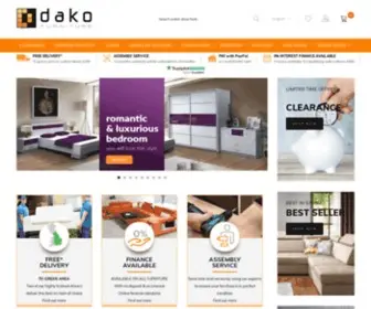 Dakohome.co.uk(Quality Polish Furniture in UK) Screenshot