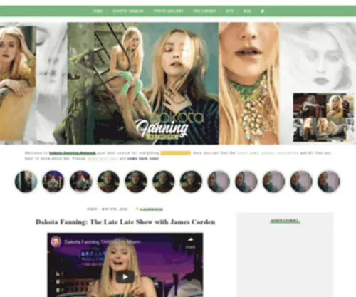 Dakota-Fanning.com(Dakota Fanning Network) Screenshot