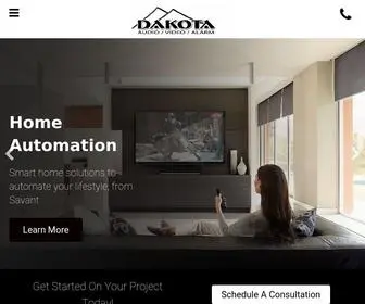 Dakotaav.com(Dakota Audio Video) Screenshot