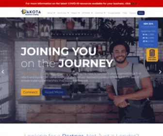 DakotaCDc.com(Dakota Business Lending) Screenshot