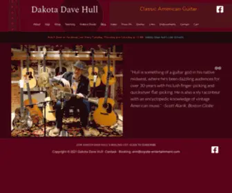 Dakotadavehull.com(Dakota Dave Hull) Screenshot