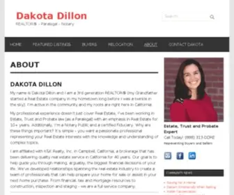 Dakotadillon.com(Dakota Dillon) Screenshot