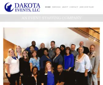 Dakotaeventsllc.com(Dakota Events) Screenshot