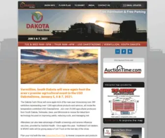 Dakotafarmshow.com(DAKOTA Farm Show) Screenshot