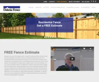 Dakotafence.com(Dakota Fence) Screenshot