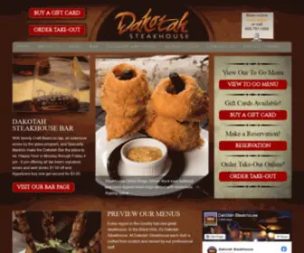 Dakotahsteakhouse.com(Dakotah Steakhouse) Screenshot