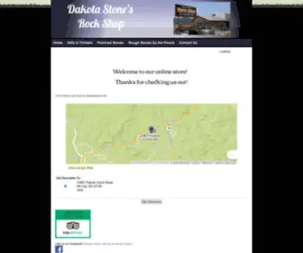 Dakotastonerockshop.com(Dakota Stone's Rock Shop) Screenshot