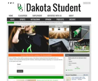 Dakotastudent.com(The student news site of University of North Dakota) Screenshot