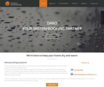 Dakowaterproofing.co.nz(Dako Roofing & Waterproofing Ltd) Screenshot