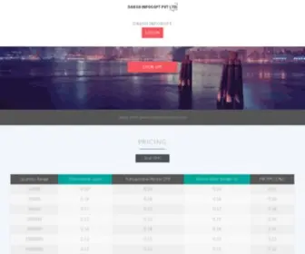Dakshinfosoft.com(Bulk sms service) Screenshot