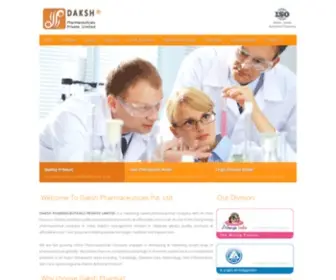 Dakshpharma.com(Daksh Pharmaceuticals Private Limited) Screenshot