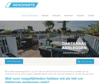 Dakterrasaanleggen.nl(Dakterras aanleggen) Screenshot