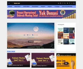 Dakwahmanhajsalaf.com(Manhaj Salaf) Screenshot