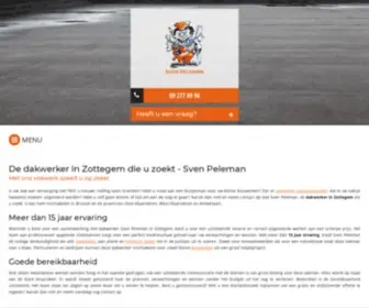 Dakwerken-Svenpeleman.be(Dakwerker Zottegem) Screenshot