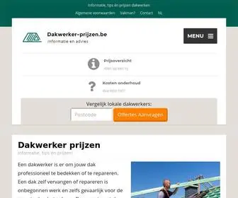 Dakwerker-PrijZen.be(Een dakwerker) Screenshot