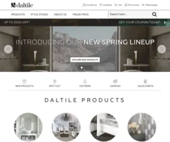 Dal-Tile.com(Daltile Ceramic & Porcelain Tile For Flooring) Screenshot