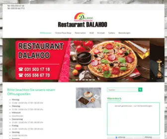 Dalahoo.ch(Restaurant DALAHOO) Screenshot