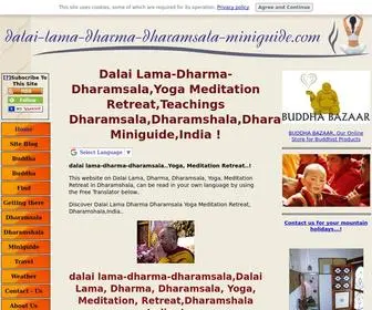 Dalai-Lama-Dharma-Dharamsala-Miniguide.com(Dalai lama) Screenshot