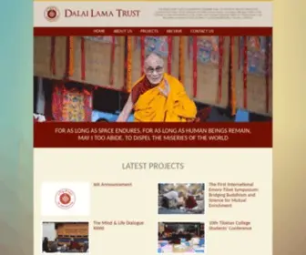 Dalailamatrustindia.org(The Dalai Lama Trust) Screenshot