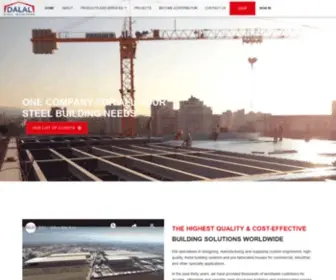 Dalalsteel.com(High Quality Metal Building Manufacturers) Screenshot