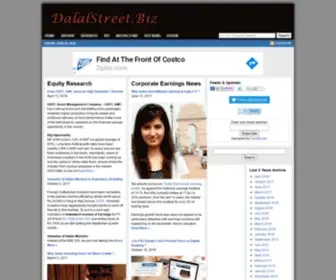 Dalalstreet.biz(Dalal Street Business Journal) Screenshot